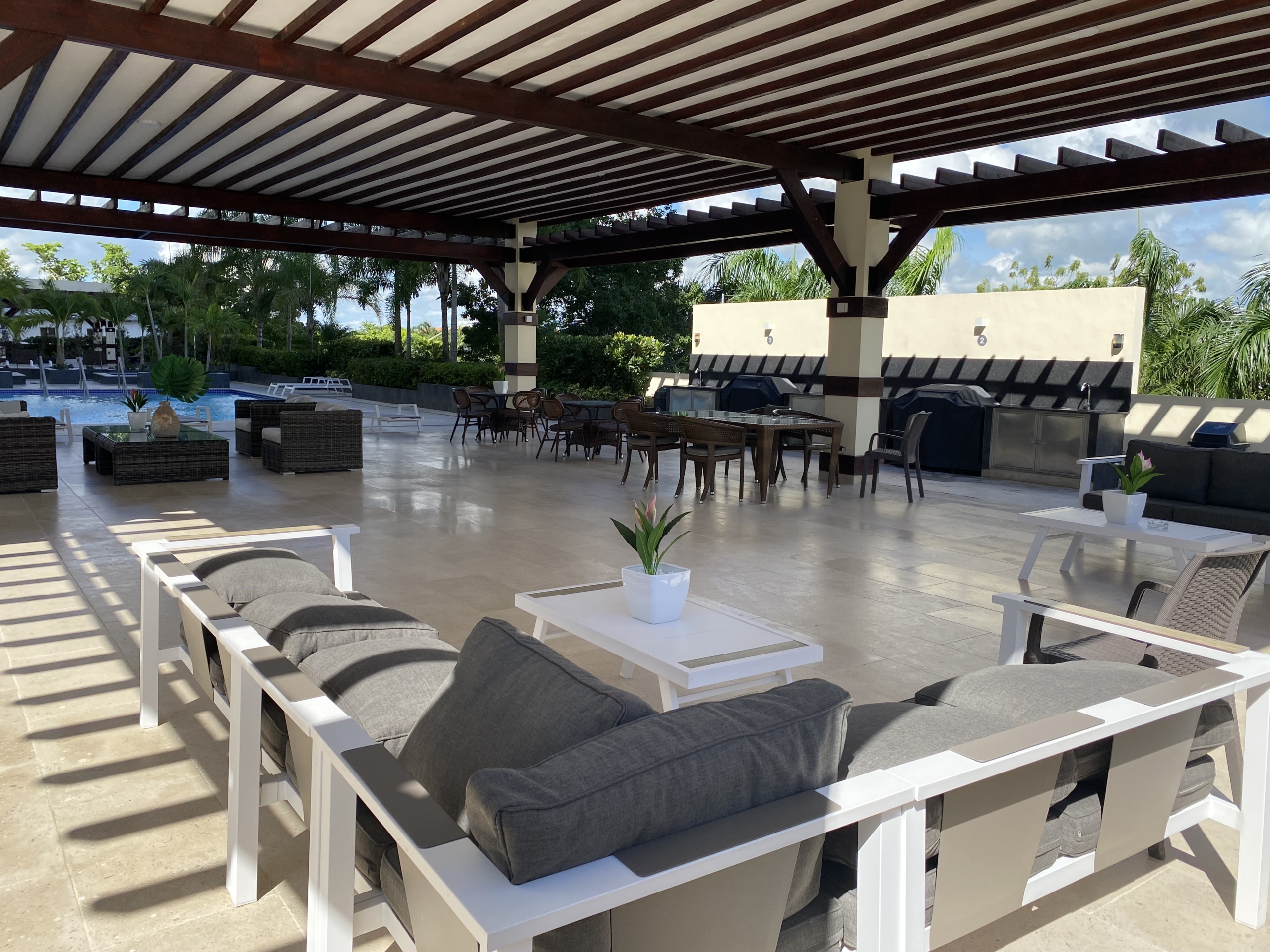 BBQ area